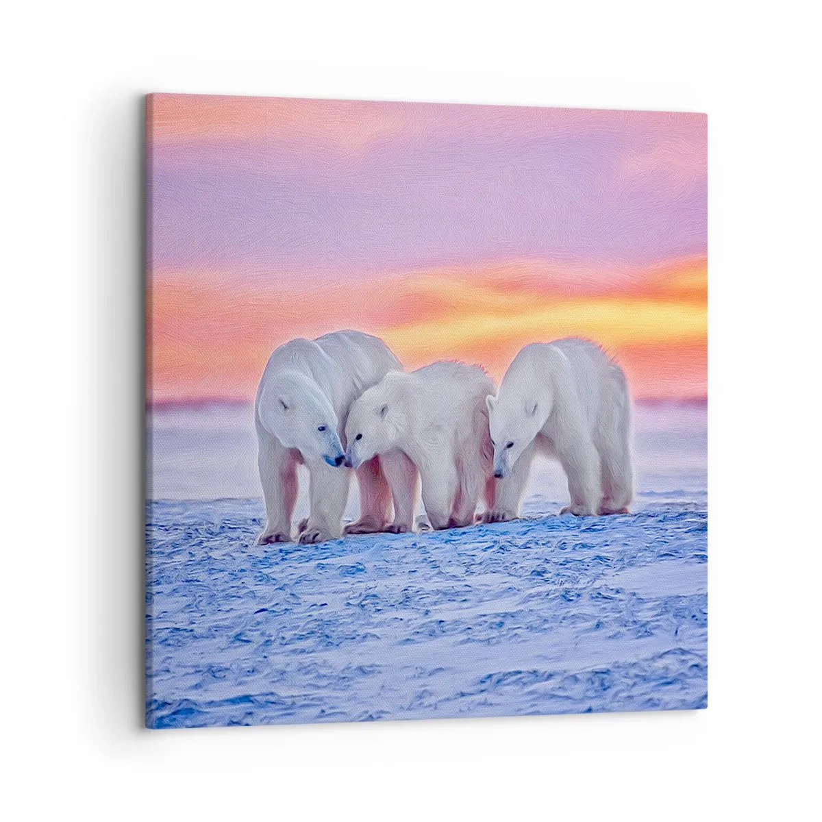 Canvas picture - Family Warmth Is Enough - 50x50 cm