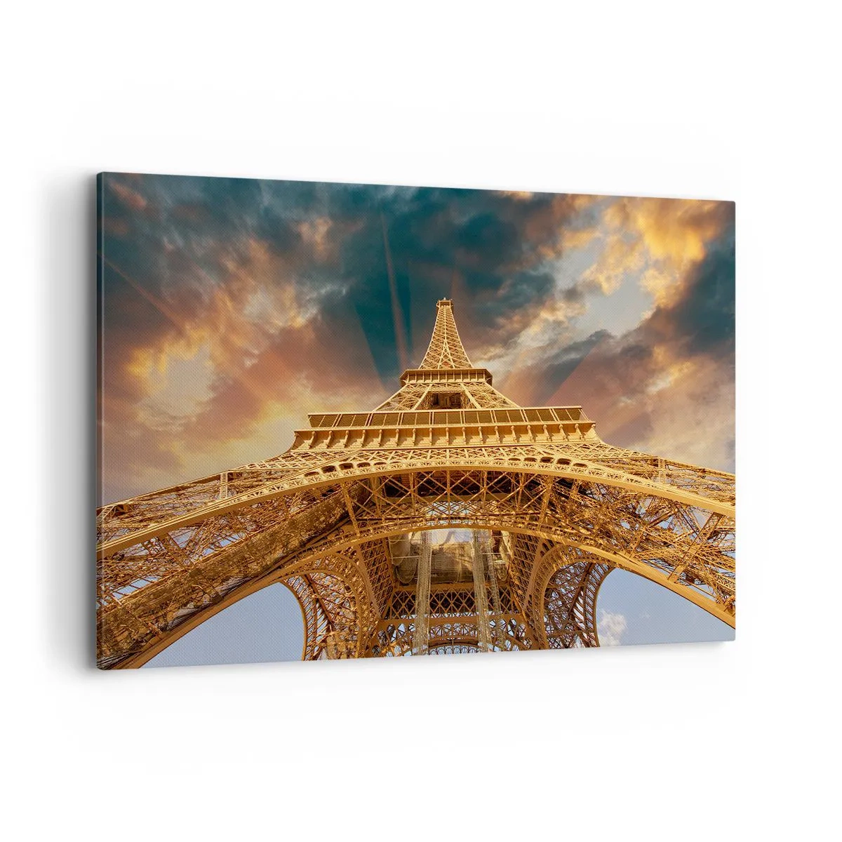 Canvas picture - Man Has Reached the Clouds - 120x80 cm