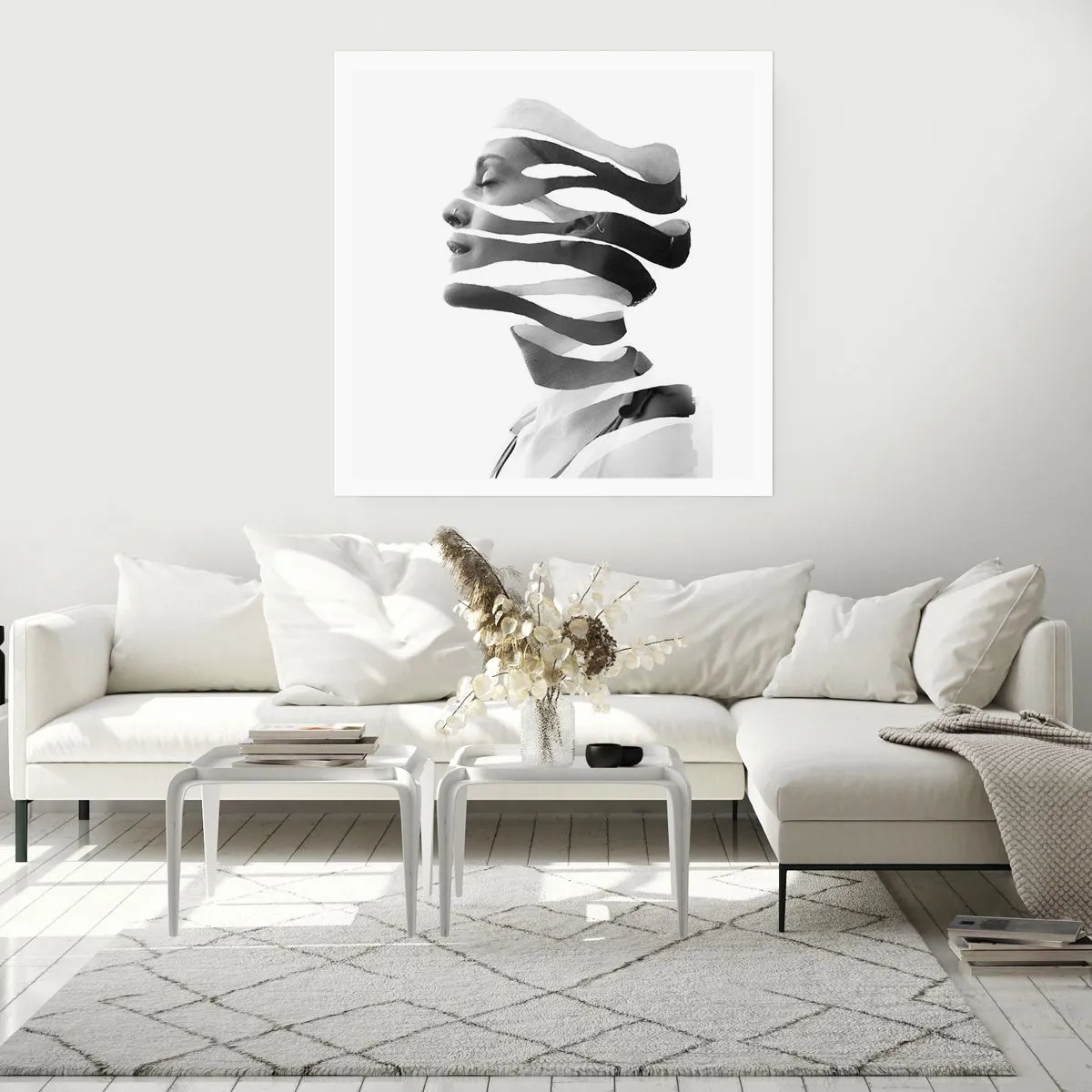 Poster - Surrealistic Portrait - 60x60 cm