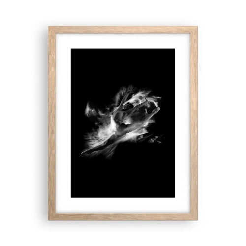 Poster in light oak frame - Stopped i in Flight - 30x40 cm