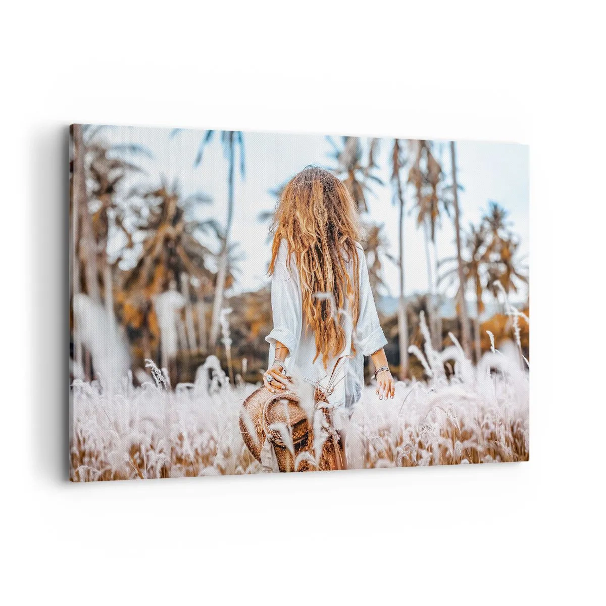 Canvas picture - Born from Grass Fluff - 100x70 cm