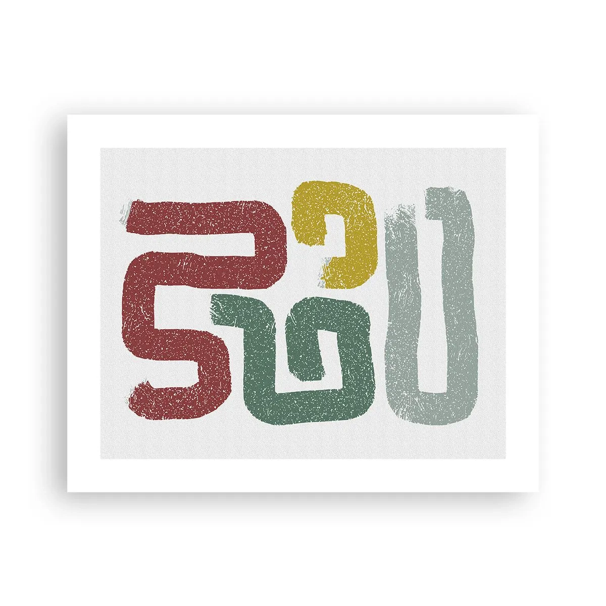 Poster - In an Unknown Language - 50x40 cm