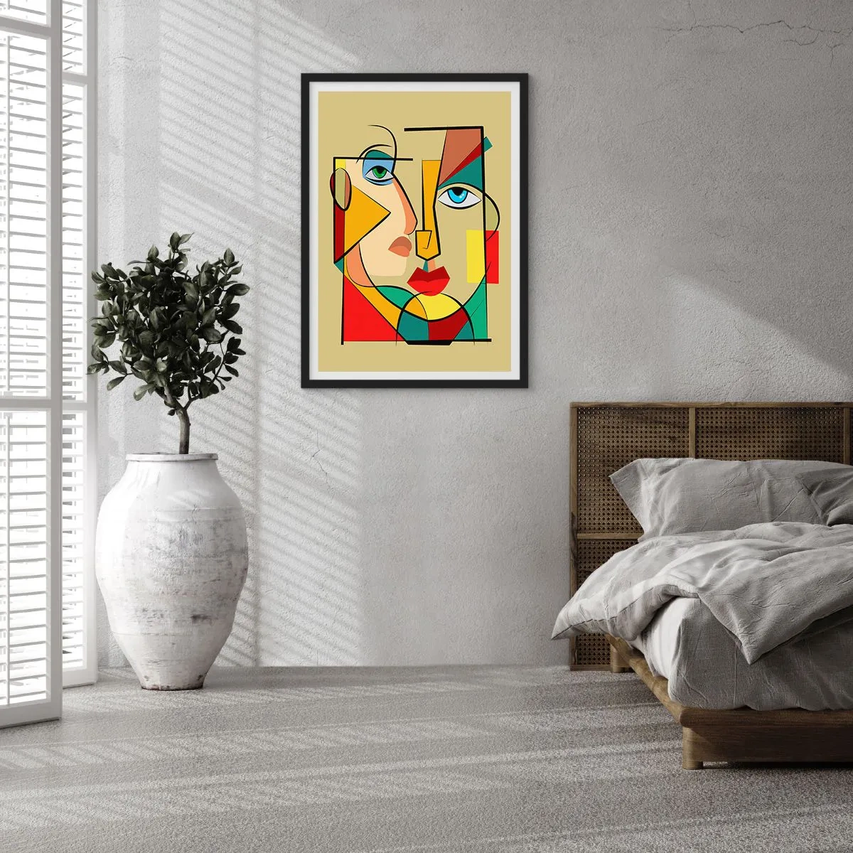 Poster in black frame - Matched Couple - 40x50 cm