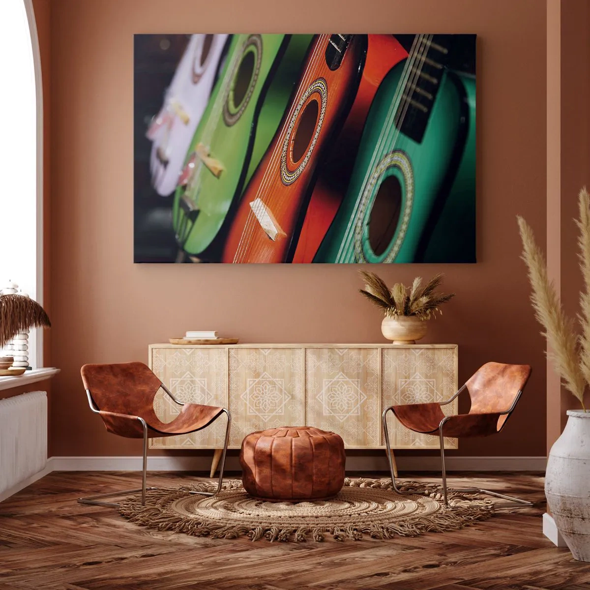 Canvas picture - Guitar Has Many Shades - 120x80 cm
