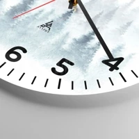 Clock face with numbers