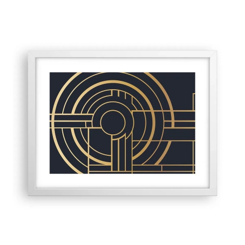 Poster in white frmae - Tour of Things - 40x30 cm