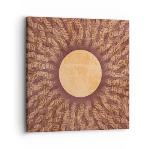 Canvas picture - Sun Icon - 30x30 cm