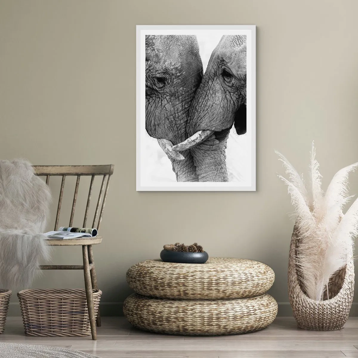 Poster in white frmae - Hearty Confession - 40x50 cm