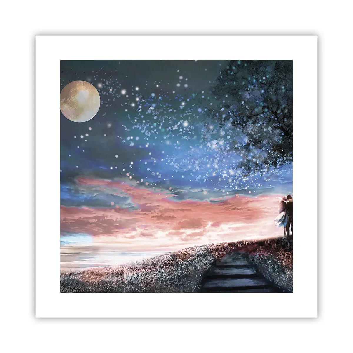 Poster - Starry Spectacle - 40x40 cm