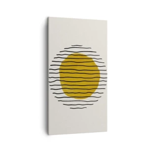 Canvas picture - Abstract Shivering from Heat - 45x80 cm