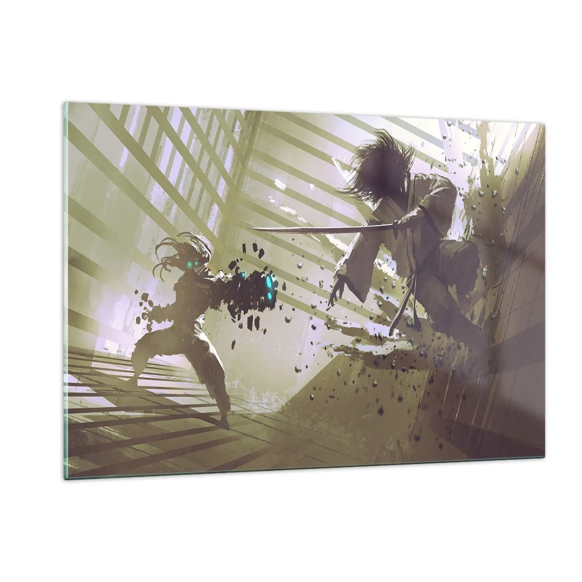 Glass picture - You Too Can Be a Samurai - 120x80 cm