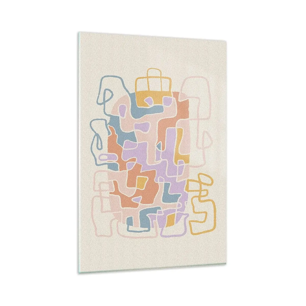 Glass picture - Maze - Joyful Adventure - 80x120 cm