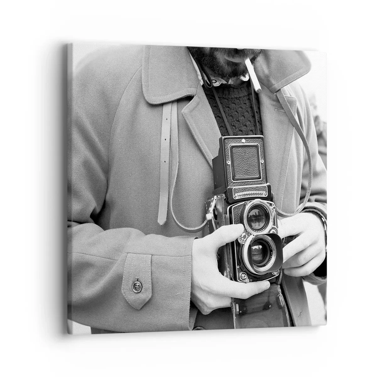 Canvas picture - In Retro Style - 40x40 cm