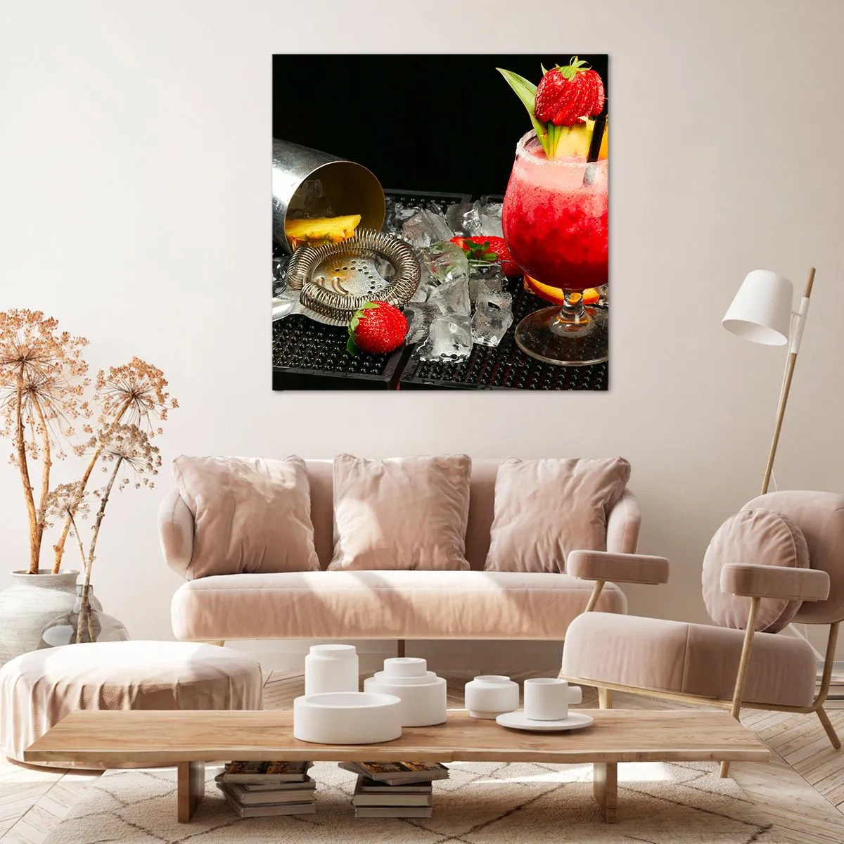 Canvas picture - Coctail of Flavours - 60x60 cm