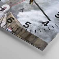 Clock face with numbers