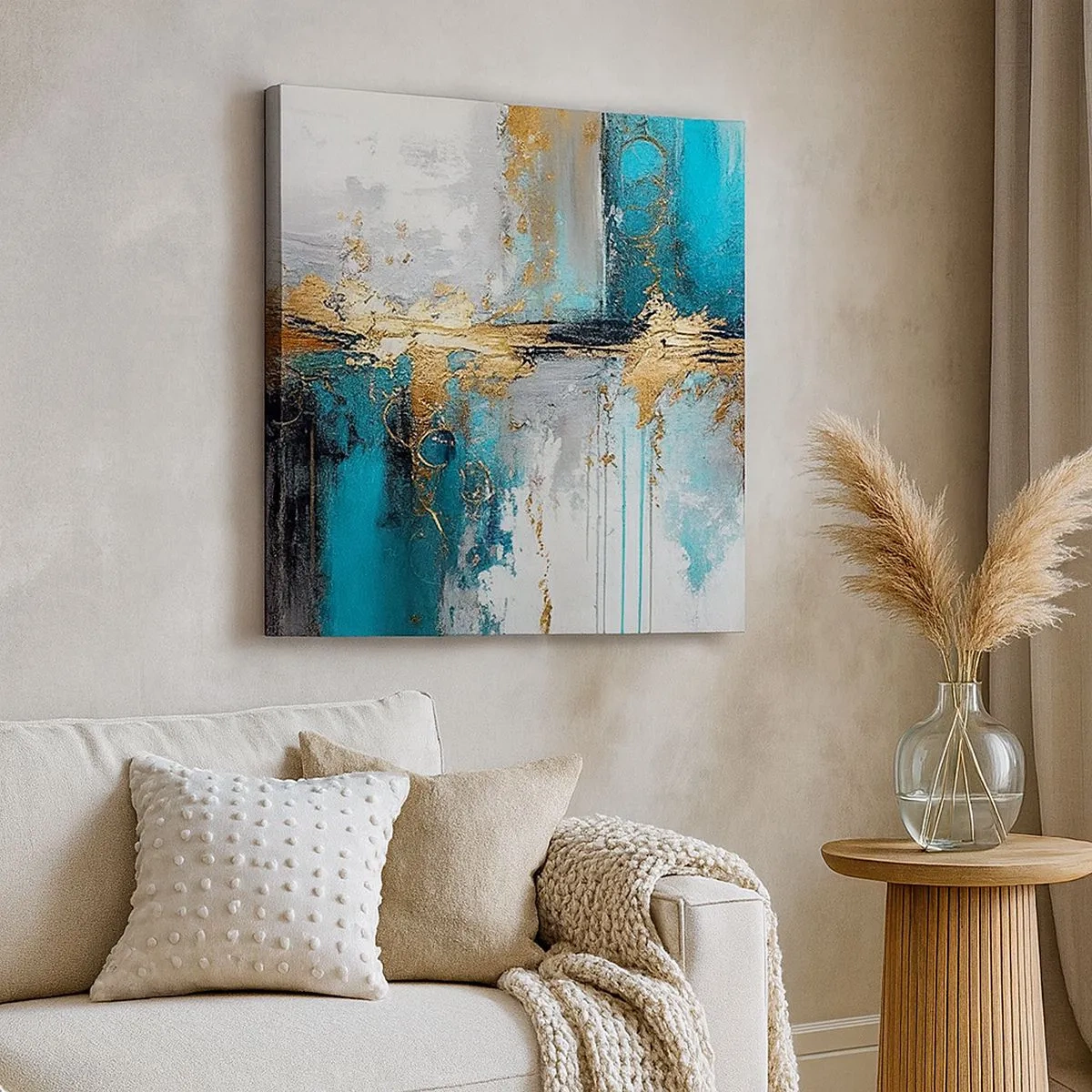 Canvas picture - Everything Flows - 30x30 cm