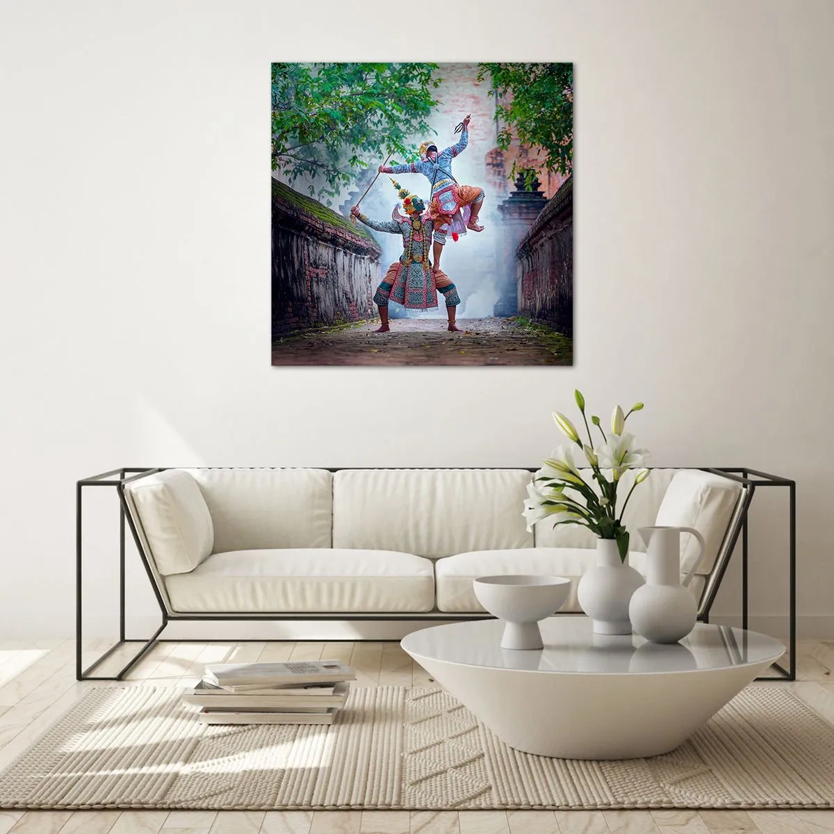 Glass picture - Lethally Beautiful Dance - 40x40 cm