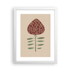 Poster in white frmae - Like a Big Pine Cone - 30x40 cm