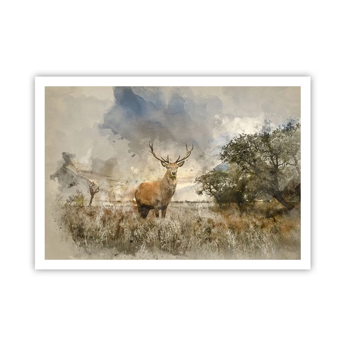 Poster - Dignity - Strength - Majesty - 100x70 cm