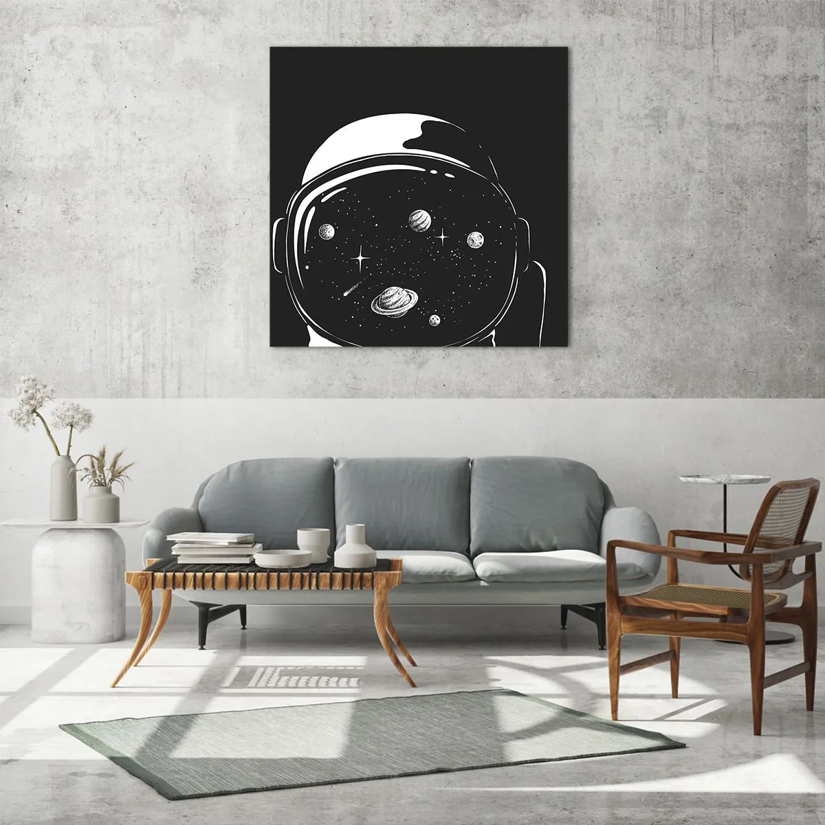 Glass picture - Quite a View - 60x60 cm