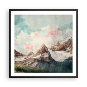 Poster in black frame - Rocky Blades - 60x60 cm