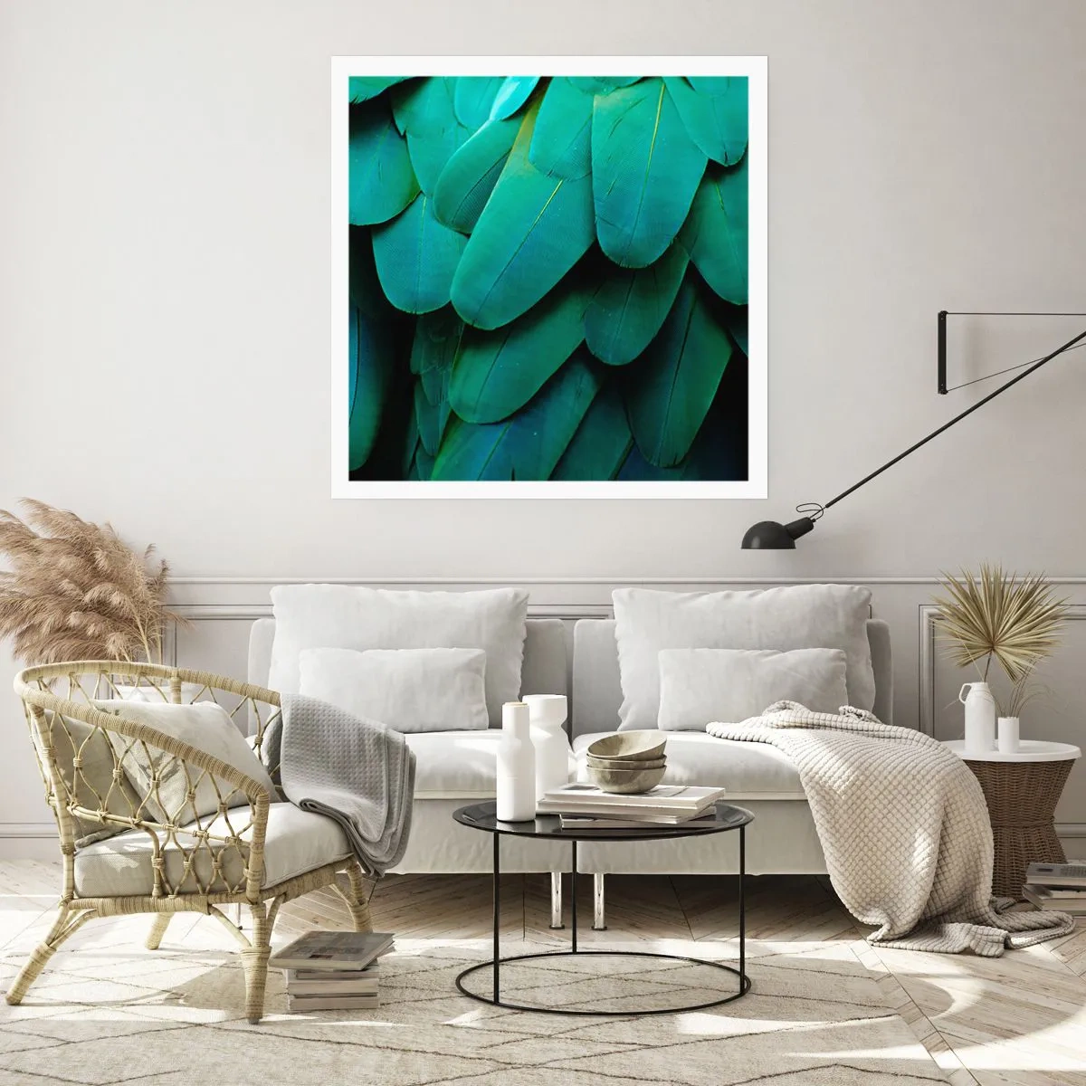 Poster - Precision of Parrot Nature - 30x30 cm