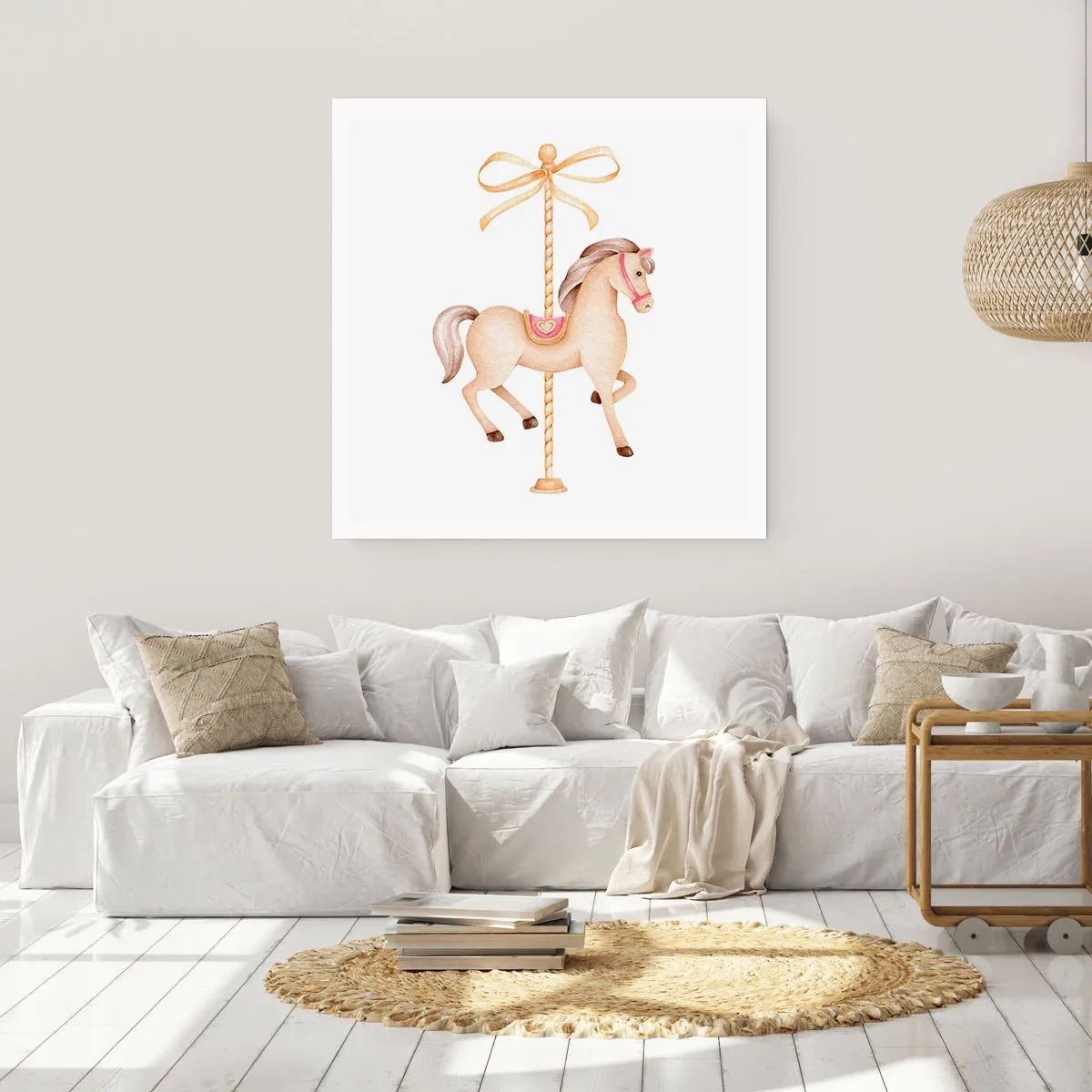 Poster - Graceful Trot - 40x40 cm