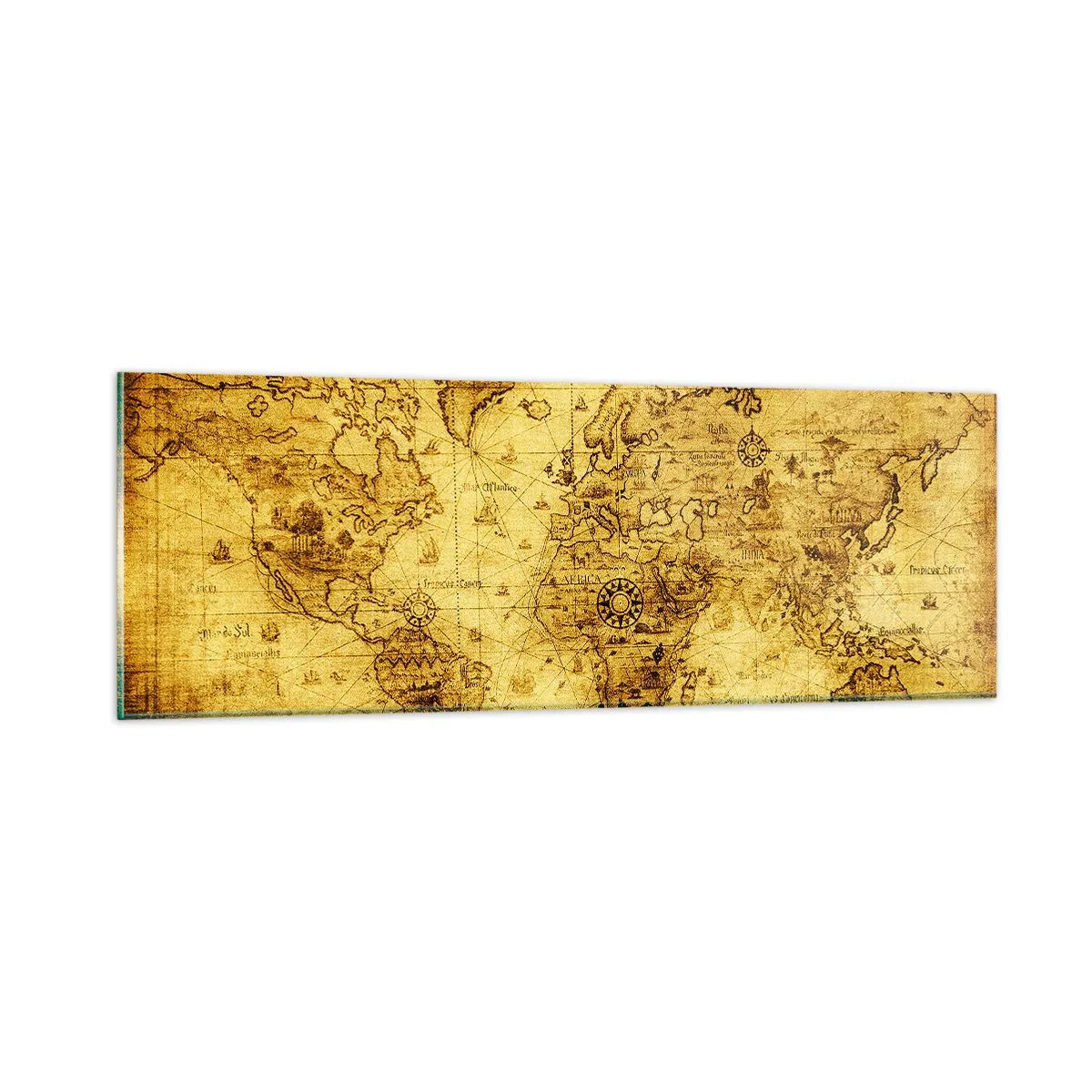 Glass picture - It Is a Strange World - 90x30 cm