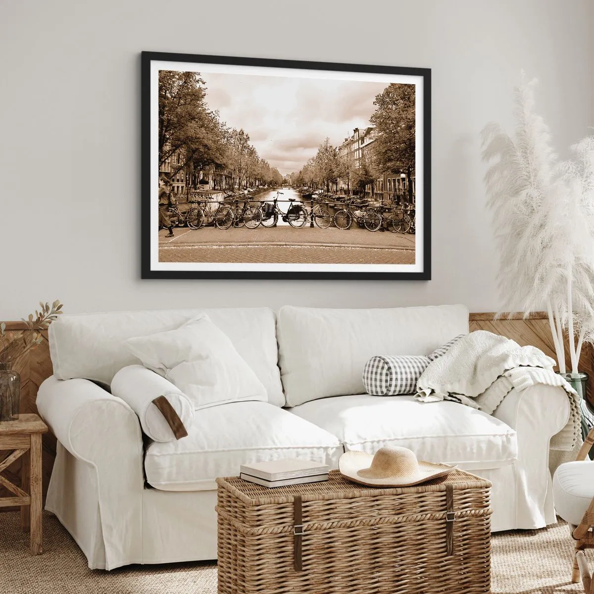 Poster in black frame - Dutch Atmosphere - 50x40 cm