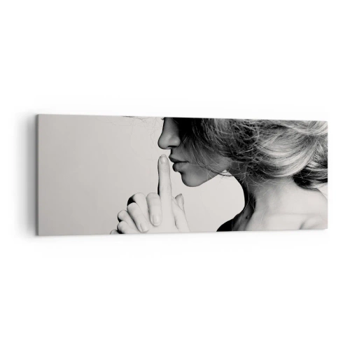 Canvas picture - Listening to Herself - 140x50 cm