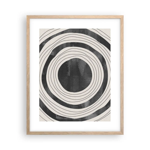 Poster in light oak frame - Heart of the Matter - 40x50 cm