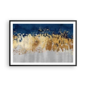 Poster in black frame - Modern Composition and Twinkle - 91x61 cm