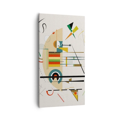 Canvas picture - And the World Laughs - 55x100 cm