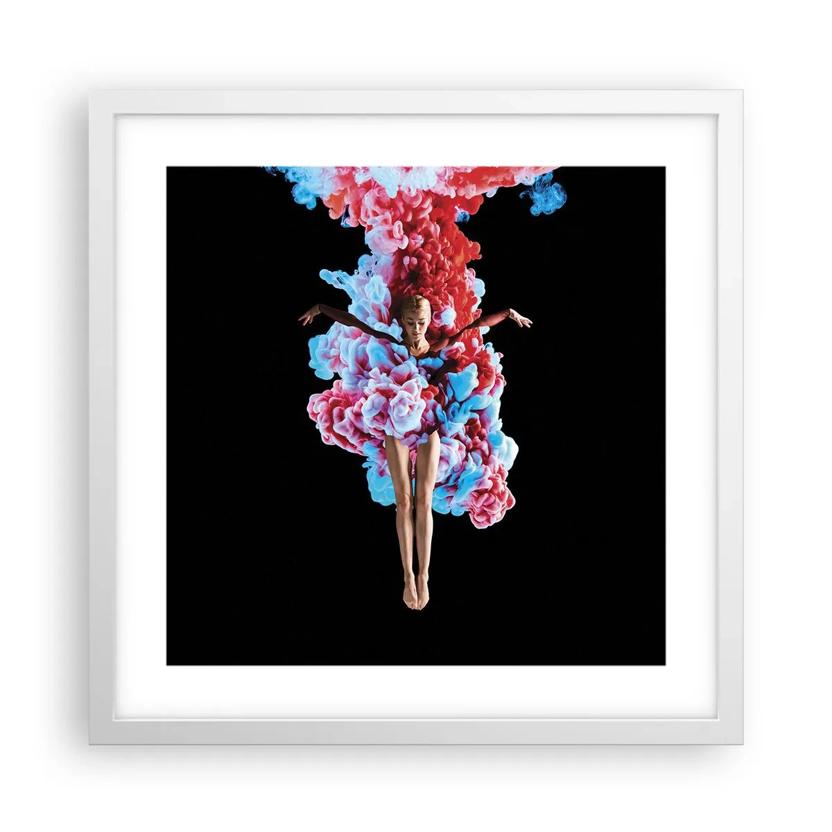 Poster in white frmae - In Full Bloom - 40x40 cm