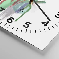 Clock face with numbers