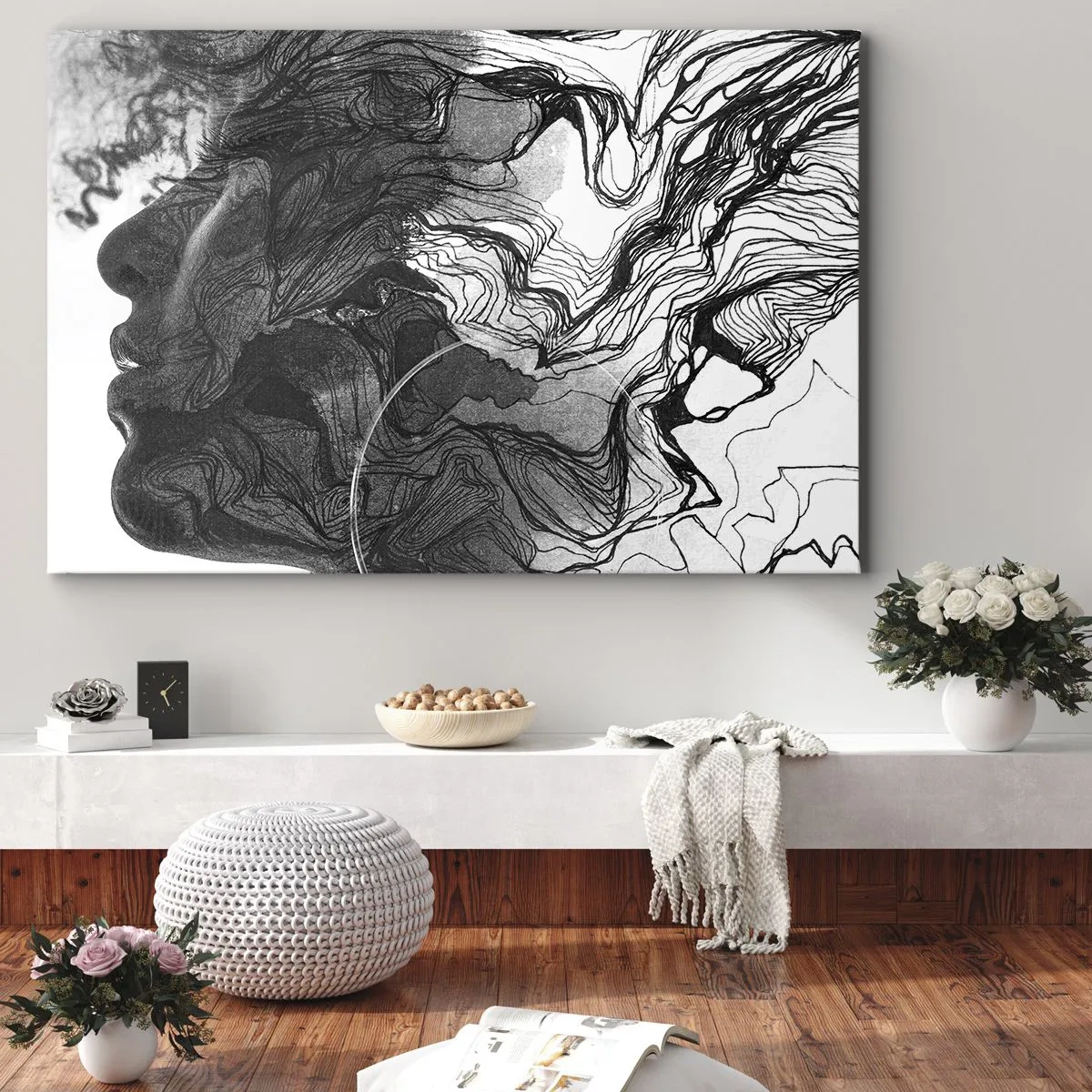 Canvas picture - Wrapped up in Dreams - 100x70 cm
