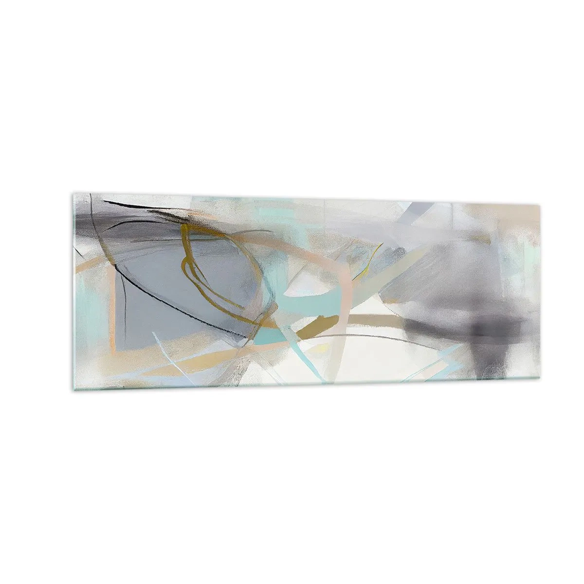 Glass picture - Foggy Abstract - 140x50 cm