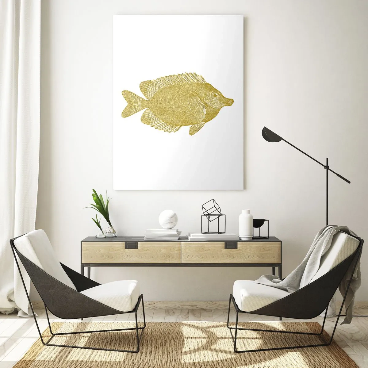 Glass picture - Just a Fish - 50x70 cm