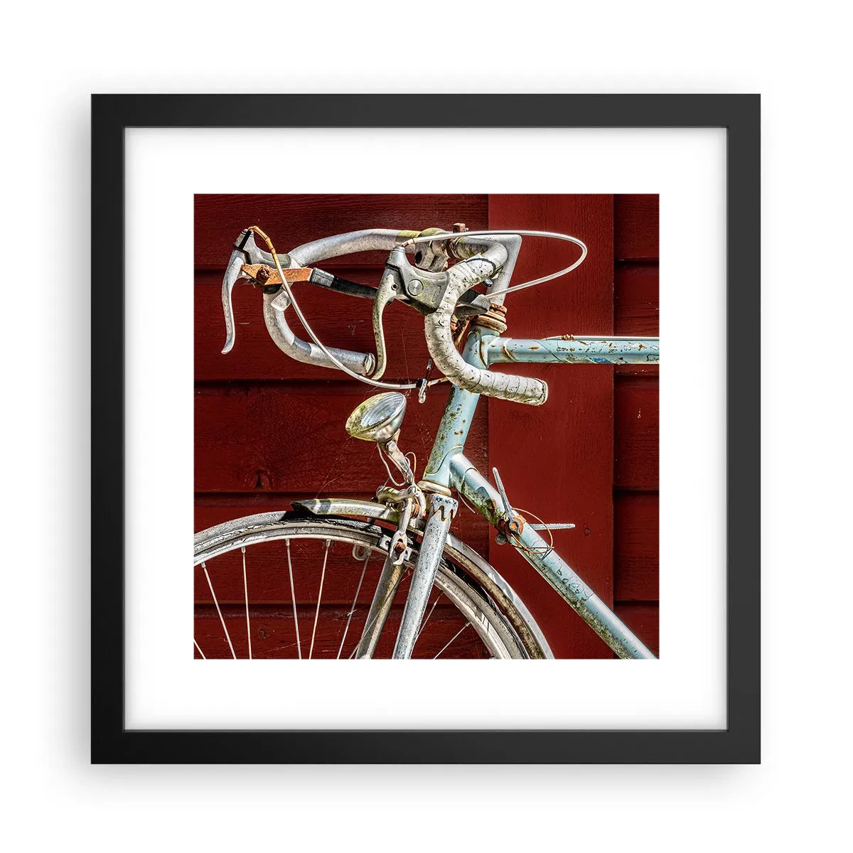 Poster in black frame - Born for Victories - 30x30 cm