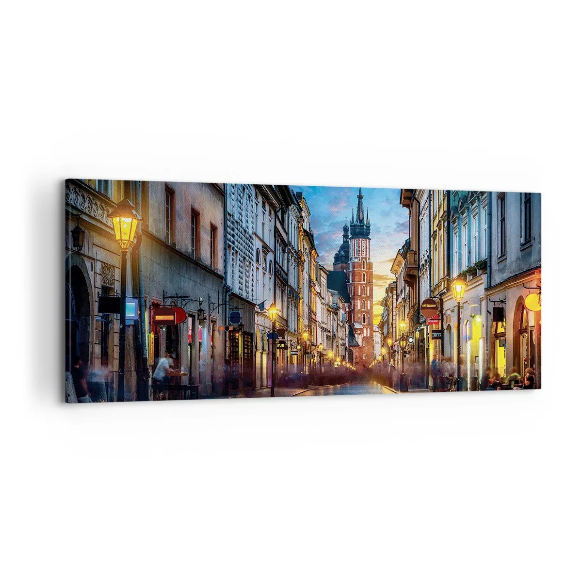 Canvas picture - Charm of Cracow - 120x50 cm