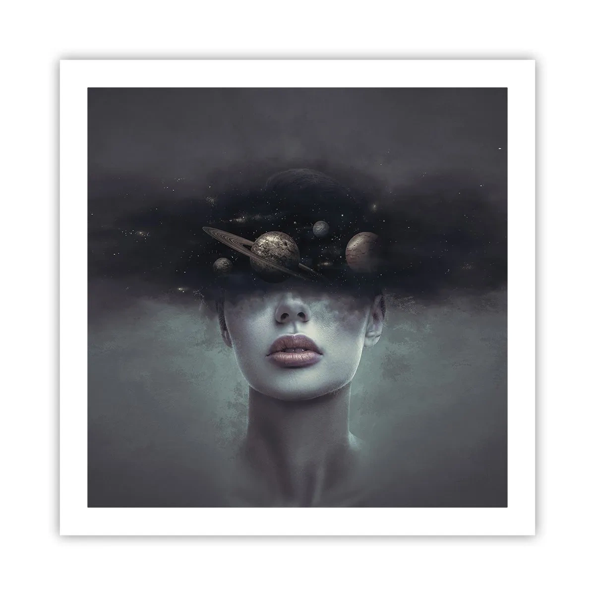 Poster - And Planets are Revolving… - 60x60 cm