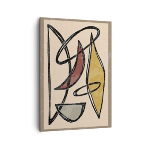 Canvas picture - Composition - Arches and Ovals - 50x70 cm