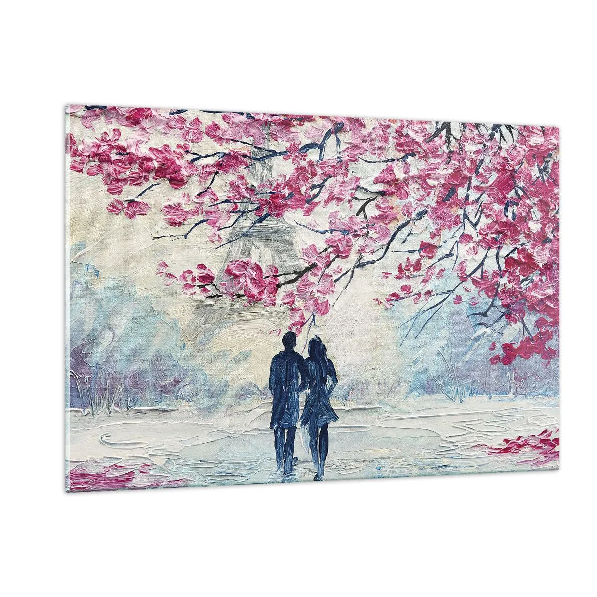 Glass picture - Romantic Walk - 120x80 cm