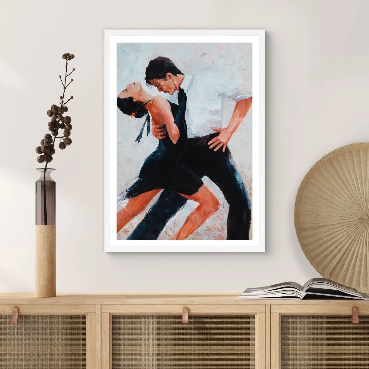 Poster in white frmae - Tango of My Dreams - 40x50 cm