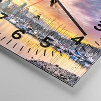 Clock face with numbers