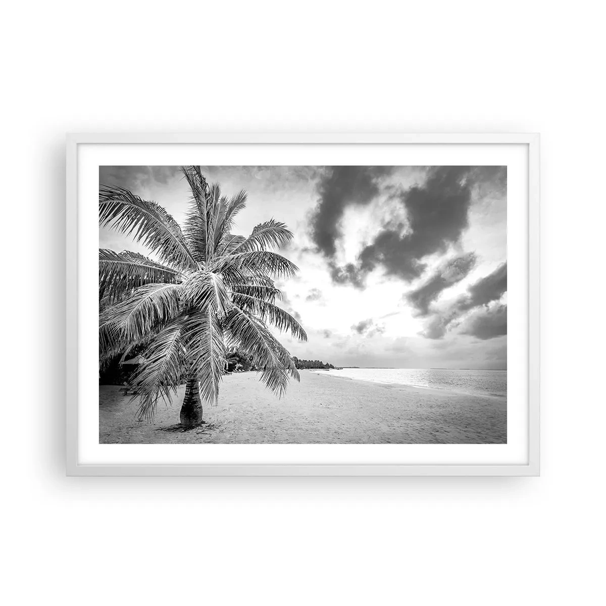 Poster in white frmae - When You Miss Loneliness… - 70x50 cm