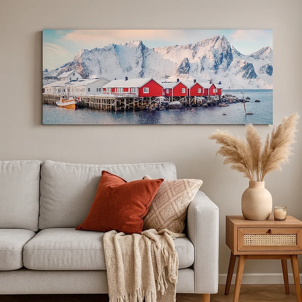 Canvas picture - Northern Retreat - 30x30 cm