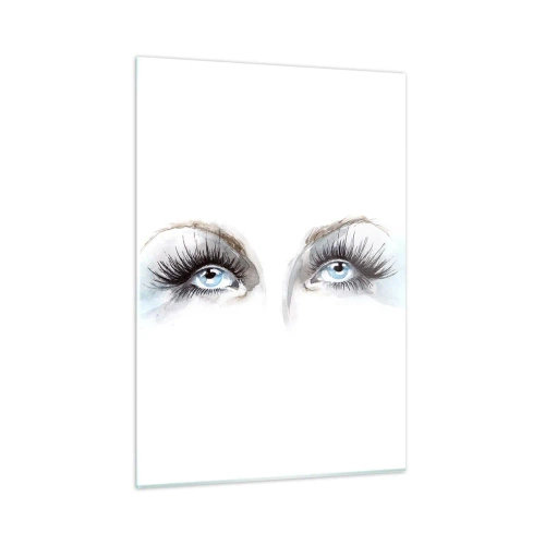 Glass picture - Eyes ofaAn Angel? - 50x70 cm