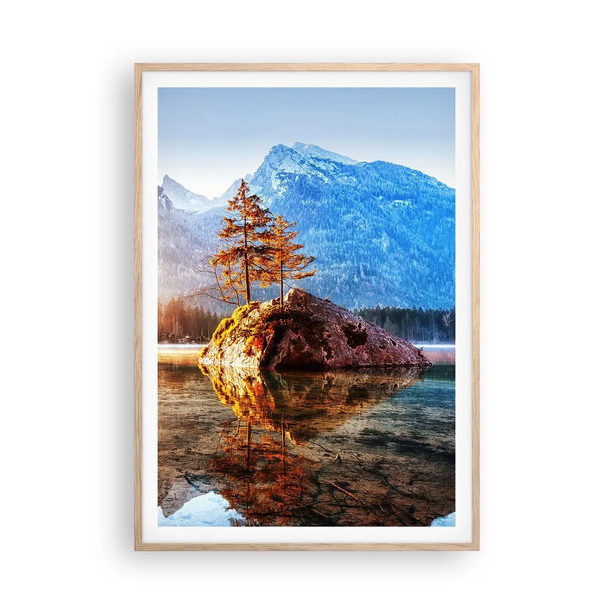 Poster in light oak frame - Nature in New Light - 70x100 cm