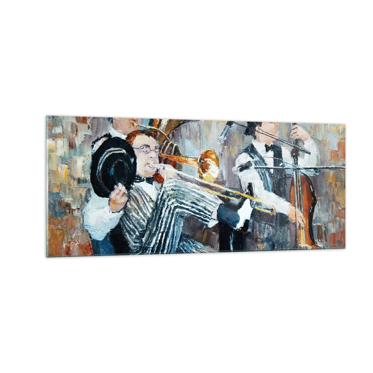Glass picture - All That Jazz - 100x40 cm